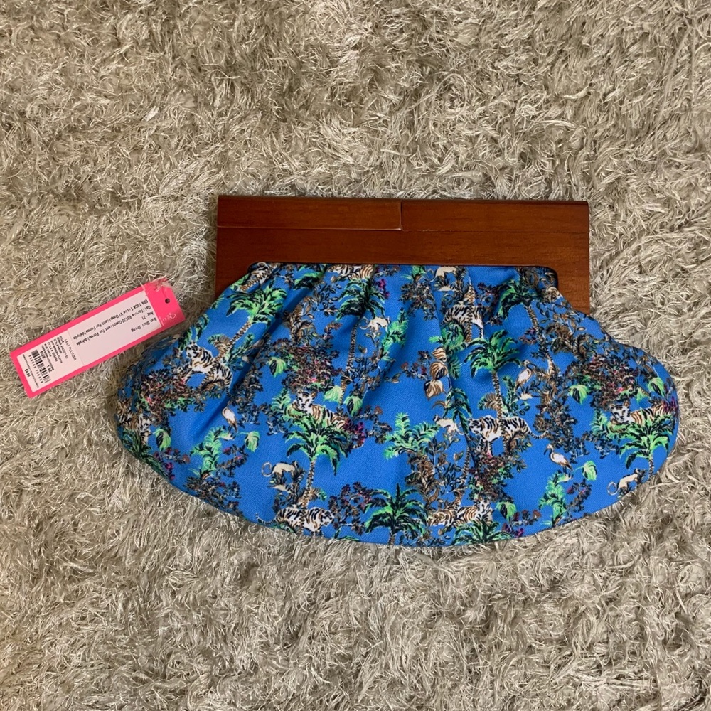 NWT Lilly Pulitzer GWP Bermuda Clutch - Picture 3 of 13